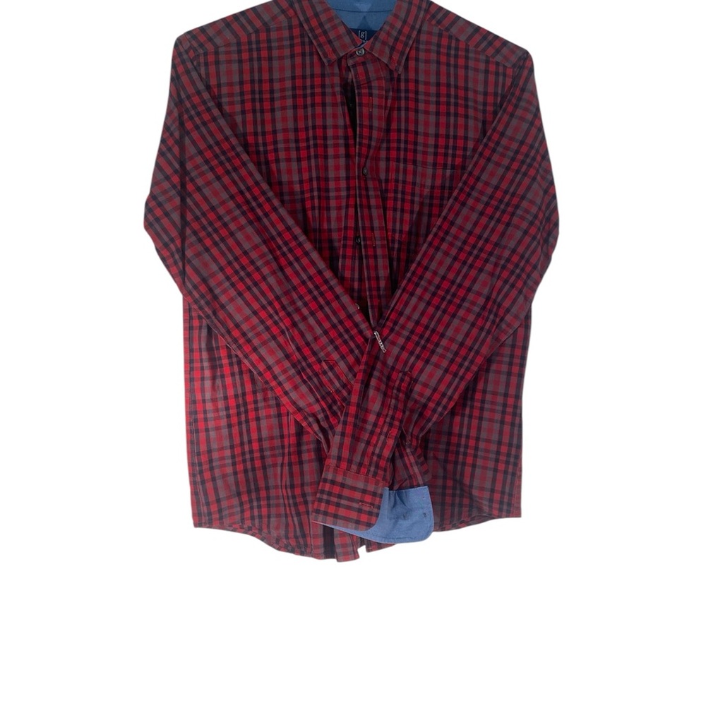 Red Plaid Men's Shirt